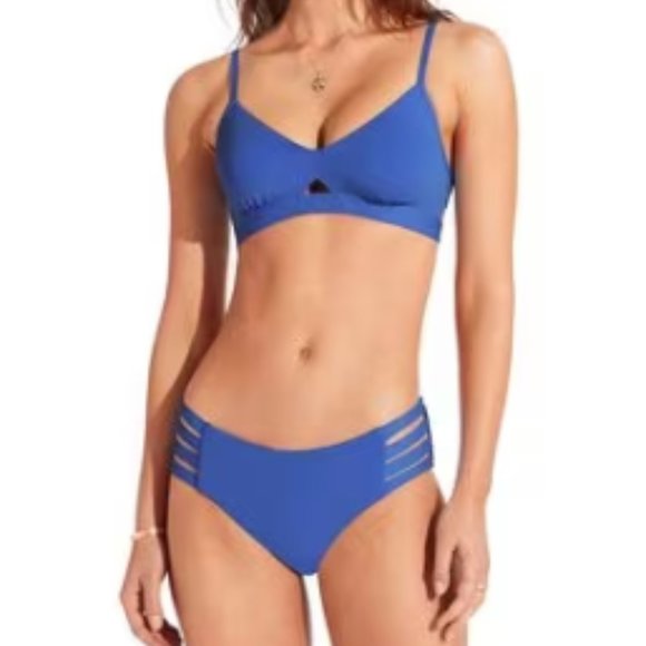 Seafolly Other - Seafolly Active Hybrid Bikini Set - Blue - 8